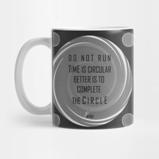 CLOCK CIRCULAR GREY/B Mug